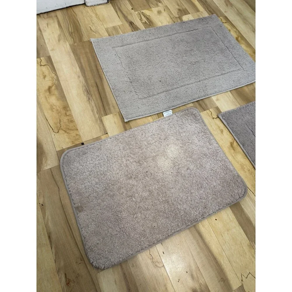 Mainstays set of 3 beige floor rugs